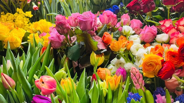Blumige Liebe zum Valentinstag
